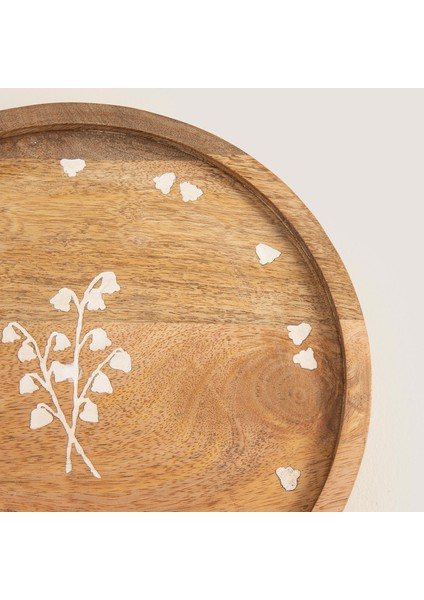 Fuchsia Sunum Tabağı 25 cm Natural