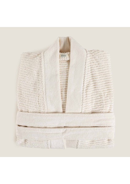 Carlına Unısex Bornoz Natural