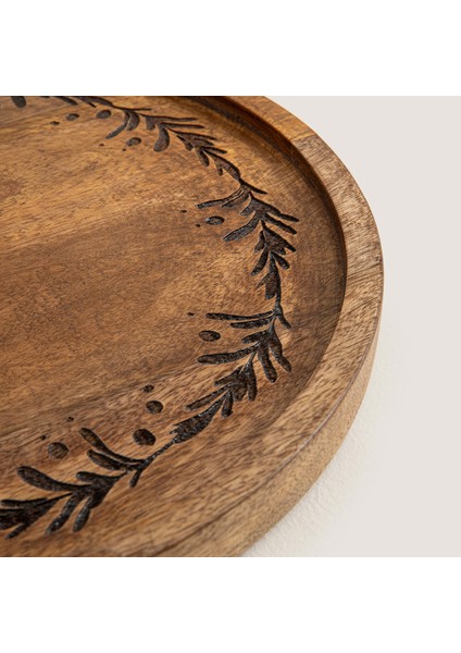 Oliva Sunum Tabağı 30 cm Natural indirimleri