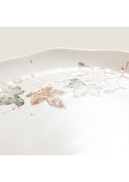 Fogia Oval Kayık Tabak 28 cm Natural fırsatları