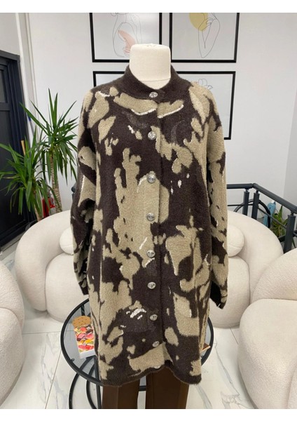 Angora Desenli Hırka