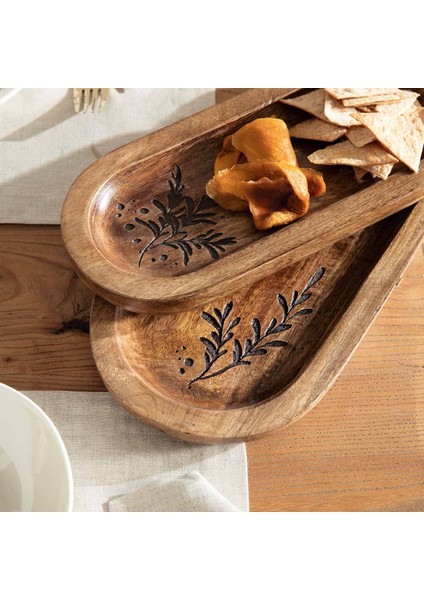 Oliva Sunum Tabağı 36X16.5CM Natural fiyatları