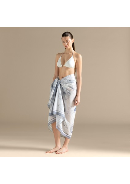 Juste Pareo Ekru/marin Mavi fiyatları