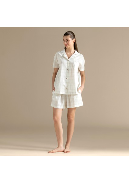 Pıa Pıjama Takımı Ekru
