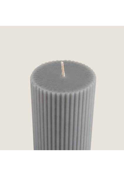 Helen Sütun Mum 6X10 cm Gri modelleri
