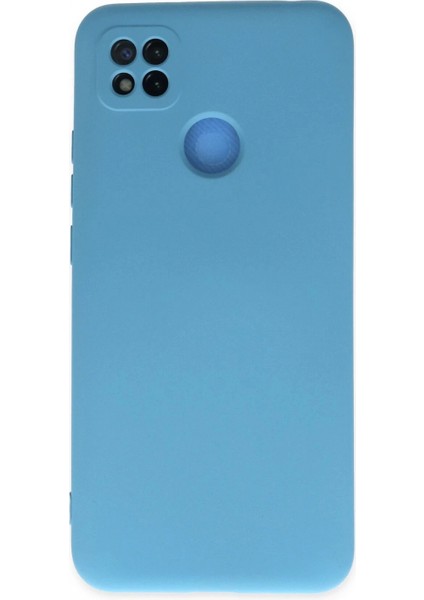 Xiaomi Redmi 9c Kılıf Nano Içi Kadife Silikon - Mavi (K95)