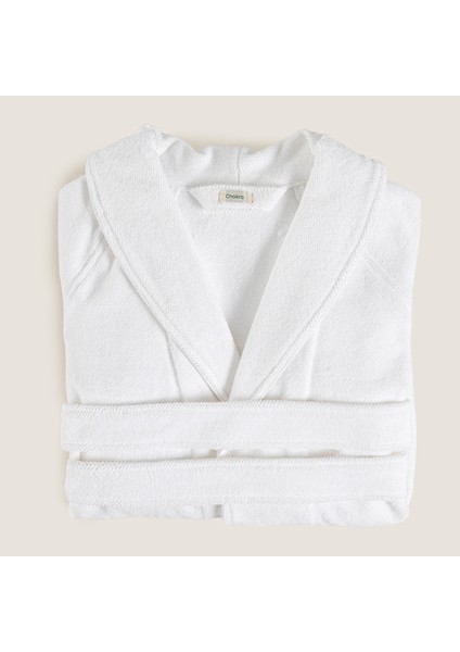 Mıska Unısex Bornoz Beyaz