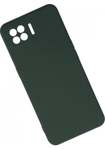 Oppo A73 Kılıf Nano Içi Kadife Silikon - Koyu Yeşil (K95) fiyatları