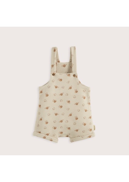 Happy Bee Baskılı Salopet Taş