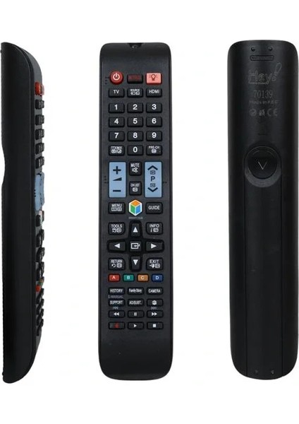 Küçük Kalıp RM-D1078+L Samsung Netflix Source Tuşlu LCD LED Tv Kumanda