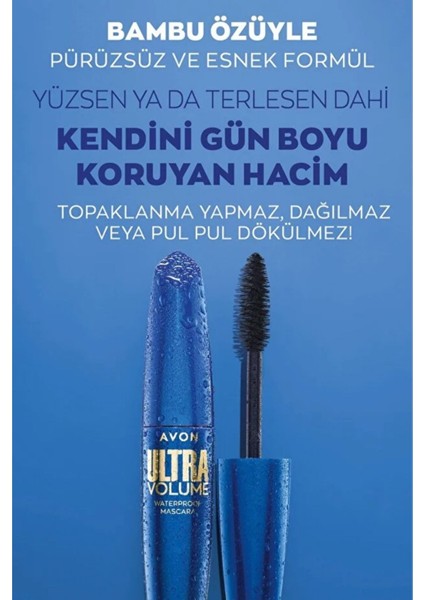 Ultra Volume Waterproof Maskara + Glimmerstick Blackest Black Göz Seti - Suya Dayanıklı Göz Seti fiyatları