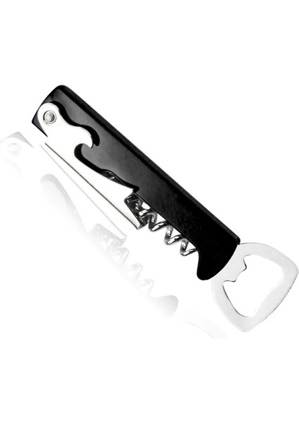 Tirbuşon Açacak Şarap Gazoz Açacağı Paslanmaz Çelik