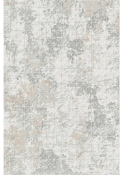 Verona 1024 Geometrik Desenli Akrilik Salon Halısı Yolluk Mutfak Oturma Odası Yolluk Kesme Halısı