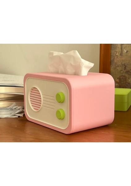 Radyo Tasarımlı Peçetelik – Tissue Box | Retro Dekoratif Peçete Kutusu modelleri