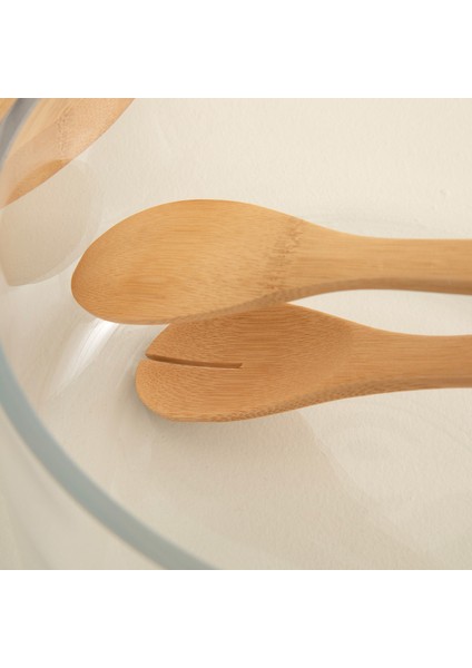 Omela Salata Servis Seti 29CM Natural fırsatları