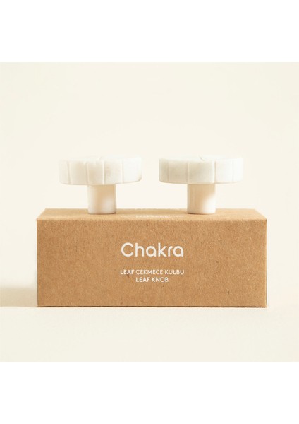 Leaf 2 Li Çekmece Kulbu Beyaz indirimleri