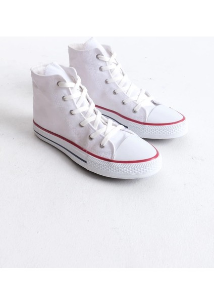 JY0423 Axe Bağcıklı Keten Kumaş Erkek Günlük Sneaker Ayakkabı Kbt - Beyaz indirimleri