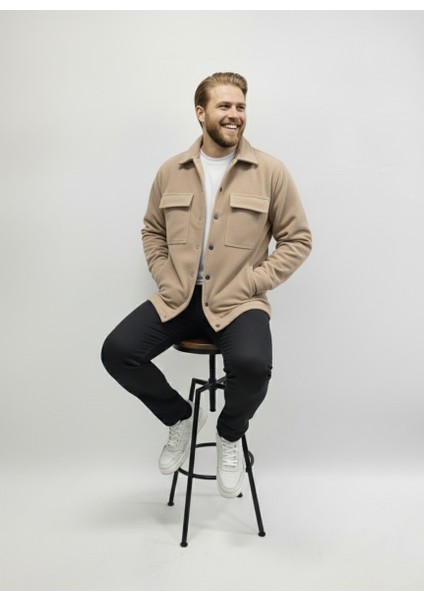 Erkek Mevsimlik Spor Kesim Mont Çıtçıtlı Ceket Polar Erkek Gömlek fiyatları