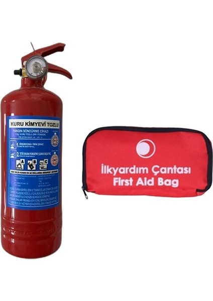 Trafik Ilkyardım Seti Yangın Tüpü Boyunluk Oto Muayene Seti