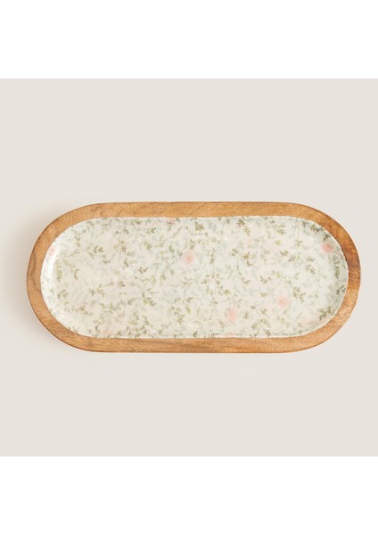 Carina Sunum Tabağı 36X16CM Natural