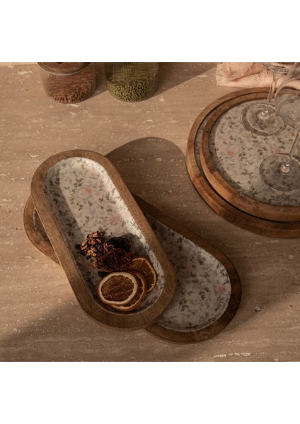 Carina Sunum Tabağı 36X16CM Natural fiyatları