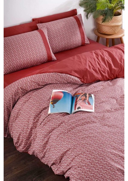 Pamuklu Çift Kişilik Nevresim Takımı Çiçekli modelleri