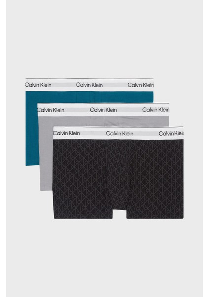 Logolu Streç Pamuklu 3 Pack Boxer LV00NB45652VI Erkek Boxer LV00NB4565 2VI