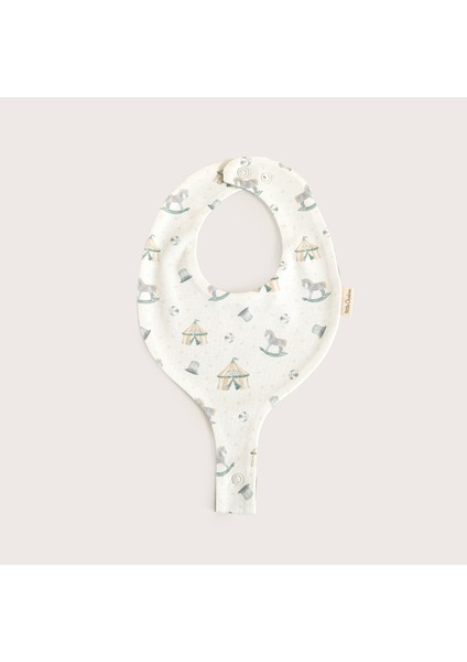 Cute Cırcus Emzik Tutucu Önlük Yeşil-Ekru fiyatları