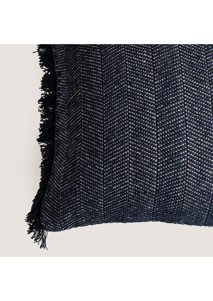 Clae Dekoratif Yastık Natural/marin Mavi modelleri