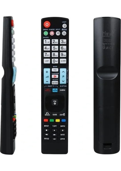 Lg Küçük Kalıp Premium Tuşlu LCD LED Tv Kumanda (AKB72914050-RC0931-082019001)