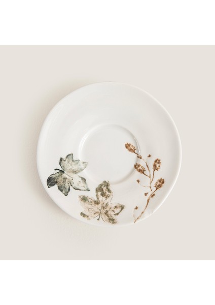 Fogia Çay Tabağı 13 cm Krem