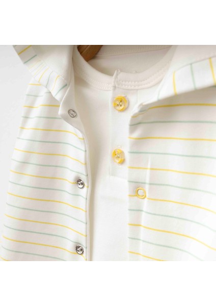 %100 Organik Pamuk Gots Sertifikalı Bebek 3'lü Takım modelleri