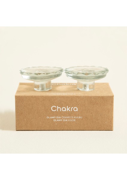 Glamy Glass Dia 2 Li Çekmece Kulbu Transparan indirimleri