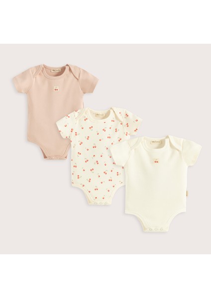 Cherry Boom 3'lü Body Kutu Set Vanilya/pembe