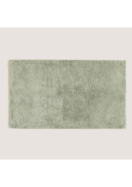 Bamboo Solid Banyo Paspası 70X130 cm Duman Yeşili