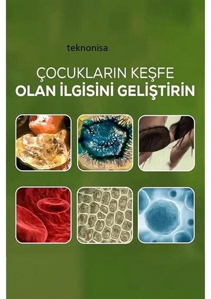Yeni Portatif El Mikroskop Yakınlaştırma LED Işıklı Aynı Anda Net Odaklama TNS963