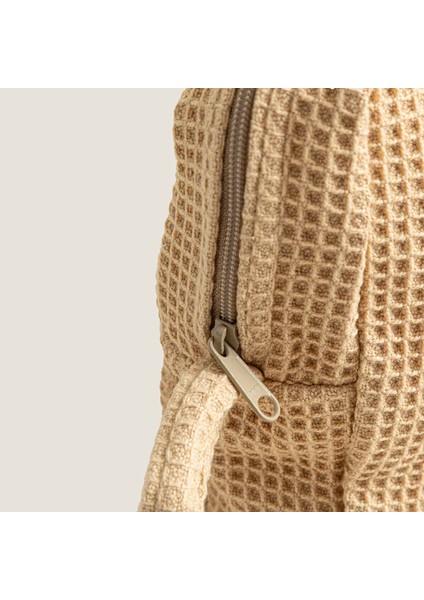 Tiarki Waffle Aksesuar Çantası 16.5X19CM Natural modelleri