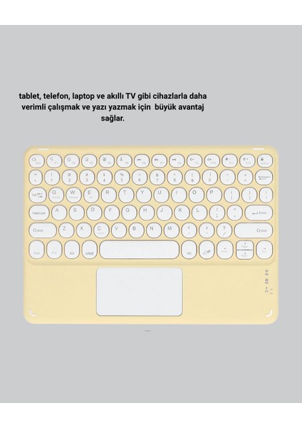 Drnds Kablosuz Bluetooth Klavye – Slim Taşınabilir Tasarım modelleri