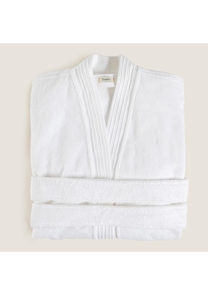 Rachel Unısex Bornoz Beyaz