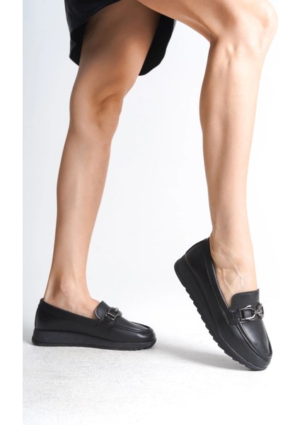 Gıselle Ortopedik Rahat Taban Toka Detaylı Klasik Kadın Babet Anne Ayakkabısı Cst - Siyah fırsatları