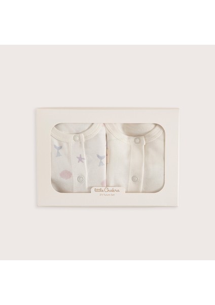 Magic Sea 2'li Tulum Set Ekru/baskılı indirimleri