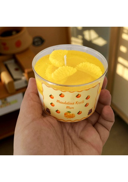 Mandalina Reçeli Mum – Jel & Soya Wax El Yapımı Kokulu Mum (Mandalina Kokulu Mika Kap) fiyatları