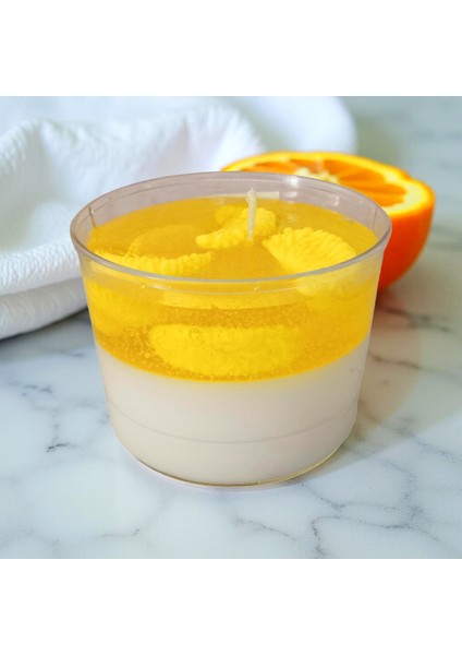 Mandalina Reçeli Mum – Jel & Soya Wax El Yapımı Kokulu Mum (Mandalina Kokulu Mika Kap) modelleri