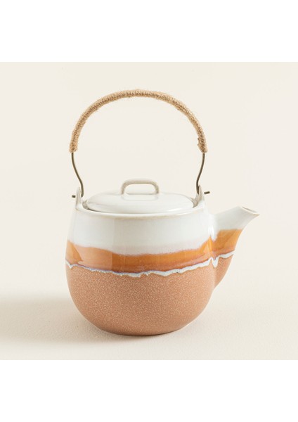 Hotan Demlik Bej/ekru/çizgili