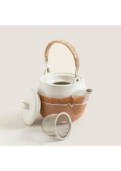 Hotan Demlik Bej/ekru/çizgili modelleri