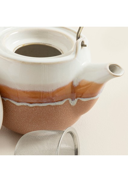 Hotan Demlik Bej/ekru/çizgili fırsatları