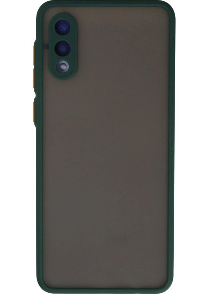 Samsung Galaxy A02 Kılıf Montreal Silikon Kapak - Yeşil (K95)