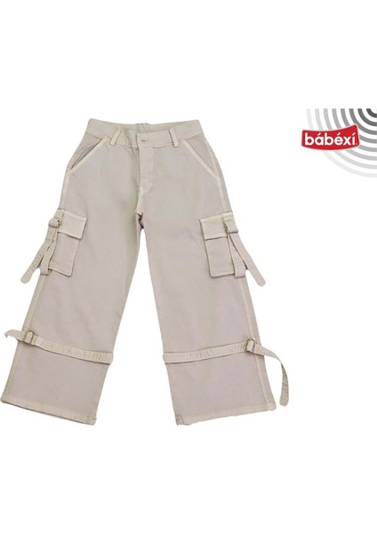 402513 Pdf Kız Pantolon 6Y,7Y,8Y,9Y,10Y - Bej - 8-9 Yaş