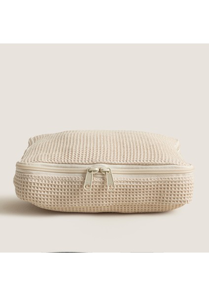 Oiko Waffle Düzenleyici Hurç 24X20CM Natural