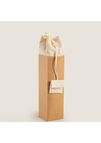 Kraft Şişe Taşıma Çantası Natural